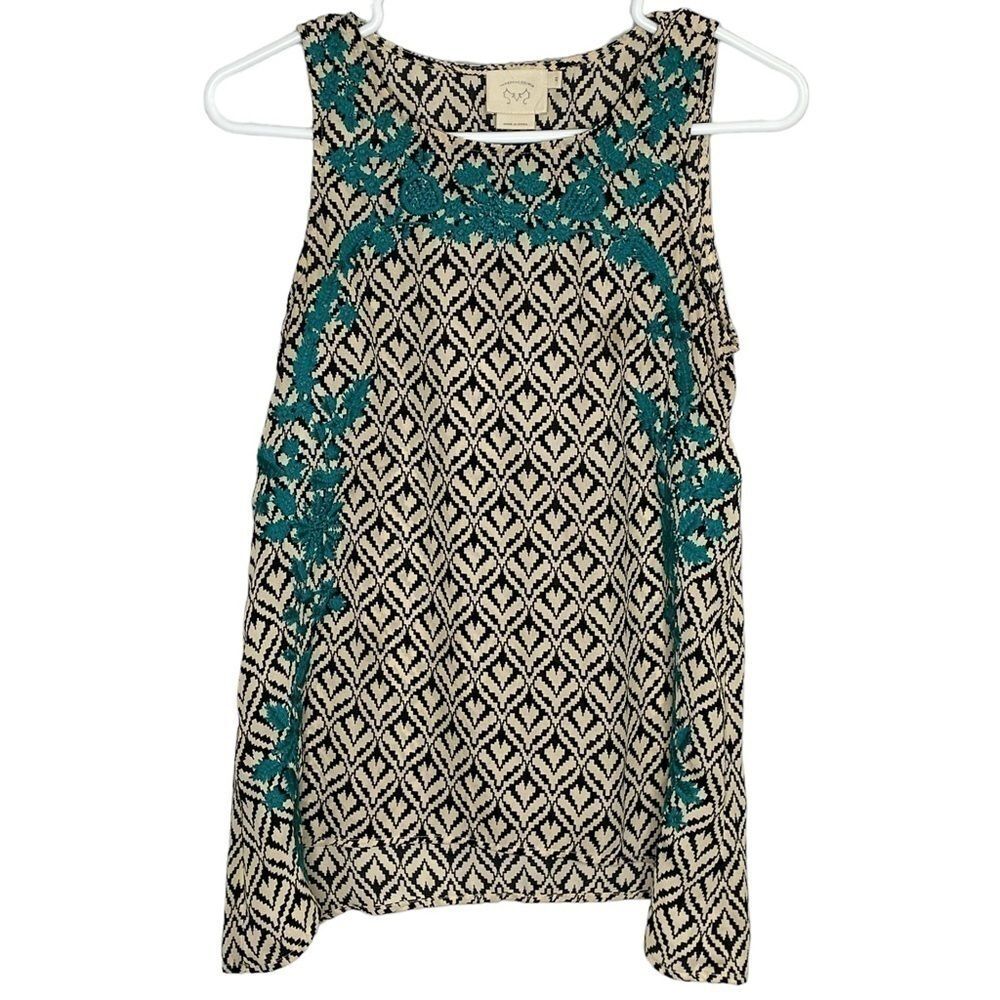 Anthropologie Vanessa Virginia sheer tank XS